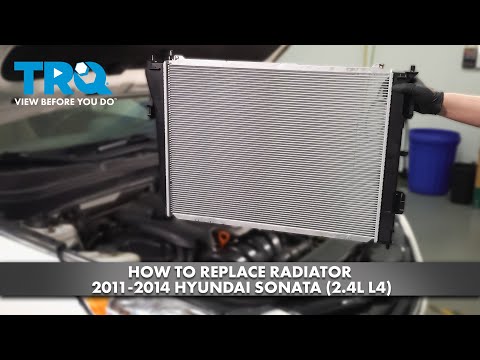 How to Replace Radiator 2011-2014 Hyundai Sonata (2.4L L4)