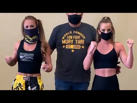 Crystal Van Wyk vs. Andy Nguyen - Weigh-in Face-Off - (Lion Fight 64) - /r/WMMA