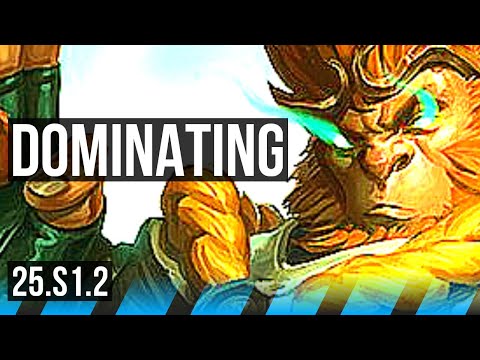 WUKONG vs YASUO (MID) | 8/1/0, Dominating | KR Master | 25.S1.2