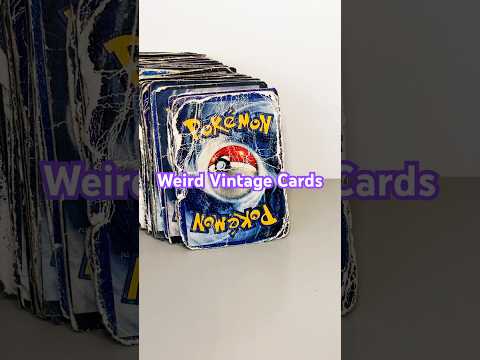 Weird Vintage Pokemon Cards #shorts #short #shortsvideo #shortvideo #youtubeshorts #pokemon #ytshort