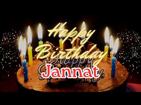 JANNAT Birthday Song | USA Birthday Song For Girls | Comment Your Name For Song
