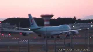 preview picture of video 'Tokyo Narita Airport Spotting from the Museum of Aeronautical Science - 18 November 2012'