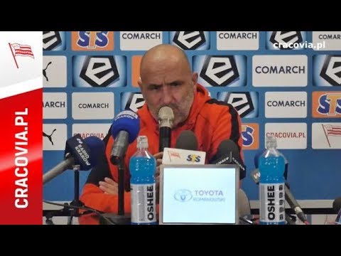 Trener Michał Probierz po meczu z Legią Warszawa (24.02.2018)