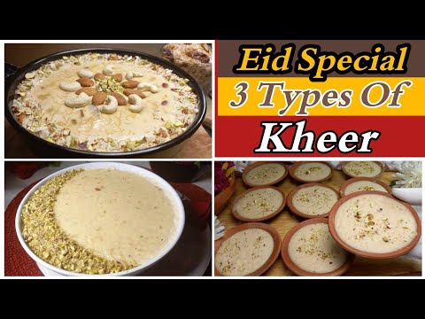 KHEER RECIPES For Eid Festival ||Festival Special Sweet Dishes Recipes || #eid #viral #trending #4k