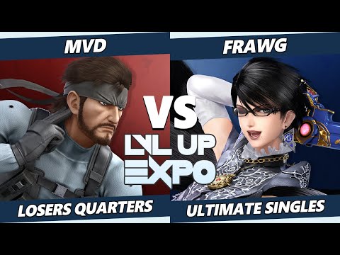 LVL Up Expo 2022 Losers Quarters - MVD (Snake) Vs. Frawg (Bayonetta) SSBU Ultimate Tournament