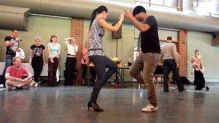 Frank Santos and Alina Moskvina Choreography Workshop on "Vocales de Amor" by Joan Soriano