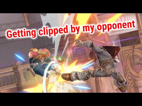 Getting clipped by my opponent