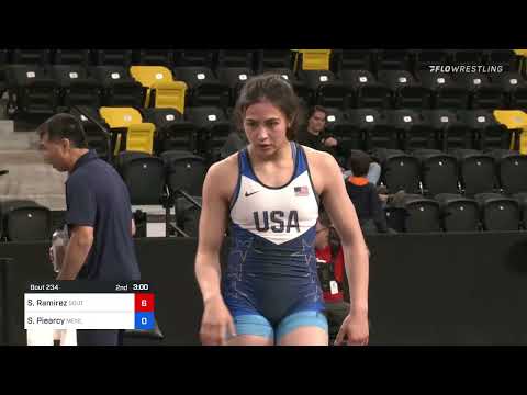 68 Kg Rr Rnd 3 - Sienna Ramirez, Southern Oregon Regional Training Center Vs Solin Piearcy, Menlo