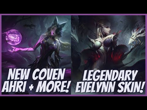 NEW! COVEN AHRI ASHE EVELYNN AND LEBLANC PRESTIGE EDITION + MORE!!| League of Legends