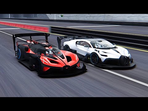 Bugatti Bolide GTR vs Bugatti Divo GTR (Concept Cars) at Special Stage Route X