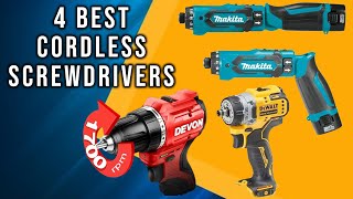 4 Best Cordless Screwdrivers for 2025