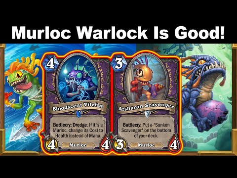 How Strong Is Murloc Warlock? How Cute Are The Murlocs? Yes! Voyage to the Sunken City | Hearthstone