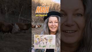 Schnelle Skizze vom Tier in Bewegung - 🐏Entspannung pur #aquarell #skizzieren #zeichnenlernen