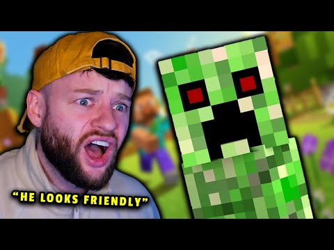Newbie tries MINECRAFT for the first time... chaos ensues!