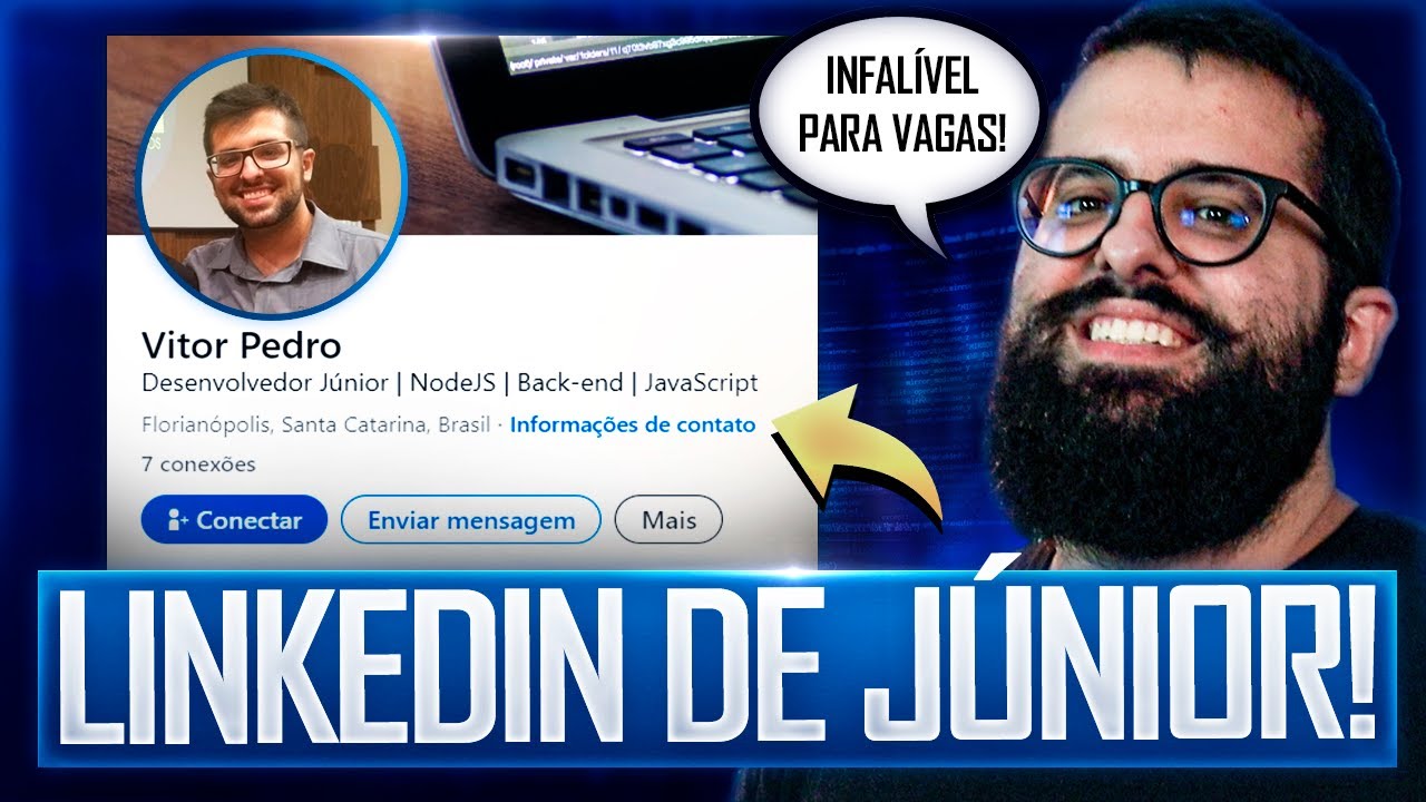 Me Fingi de JÚNIOR e Criei um LINKEDIN Para se Inscrever em VAGAS REAIS na Programação!