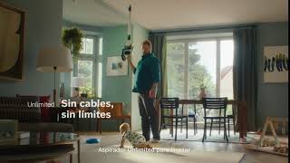 Bosch Aspirador Unlimited para vivir #LikeABosch: aspira sin cables y sin límites anuncio