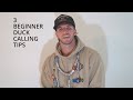 How To Blow A Duck Call For BEGINNERS Quack And Feed Call