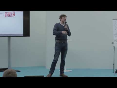 KlimaExpo.NRW auf der E-world 2017 - Science Slam von Jun. Prof. Dr. Janpeter Schilling