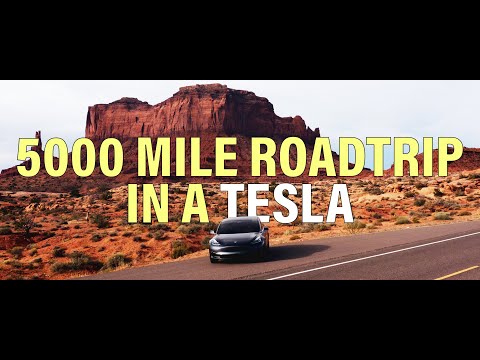Cross Country Road Trip In A Tesla! (No Talking)