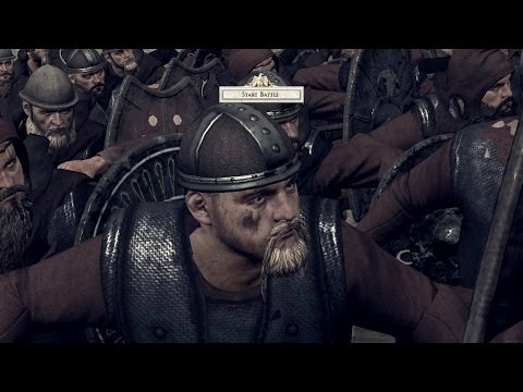 Rome 2 Total War Lets Compare Units in Battle. # 91 Viking Raiders vs Northumbrian Footmen