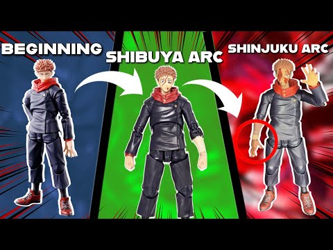 HOW TO UPGRADE YOUR JJK SH FIGUARTS YUJI!! Shinjuku Kit