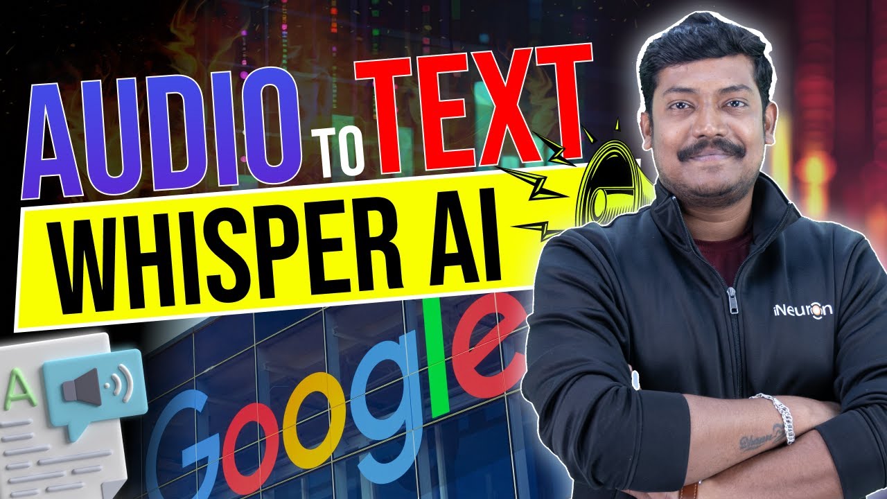 Audio to Text project on Google colab | WHISPER AI