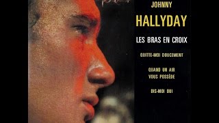 Johnny hallyday   Les bras en croix