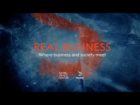 REAL BUSINESS - Business and Human Rights – friend or foe? | Ghida speaking at the Nobel Peace Center