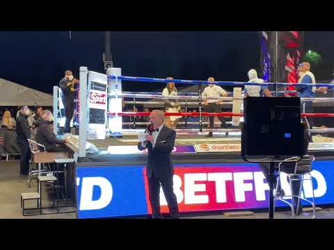 SHORT RINGSIDE CLIPS: FIGHTZONE MAIN EVENT MYRON MILLS V LUCAS BALLINGALL - GREAT EFFORT FROM BOTH