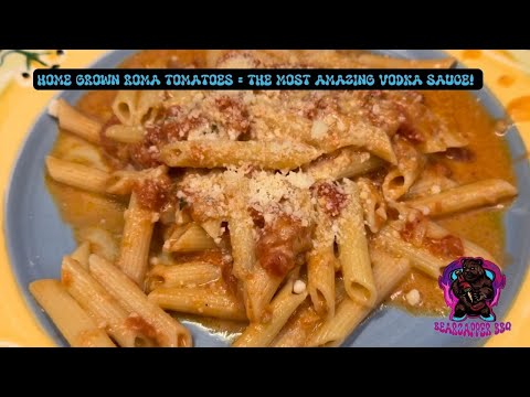 Only 1 thing to do with fresh ROMA Tomatoes....VODKA SAUCE!