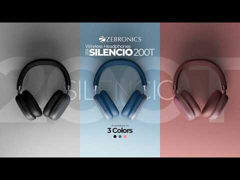 Thumbnail for 100 Hours of Pure Sound | Zebronics Silencio 200T Headphones