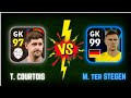 T. COURTOIS vs M. ter STEGEN, Goalkeeper Comparison..!👀🔥 | Efootball 2024 Mobile