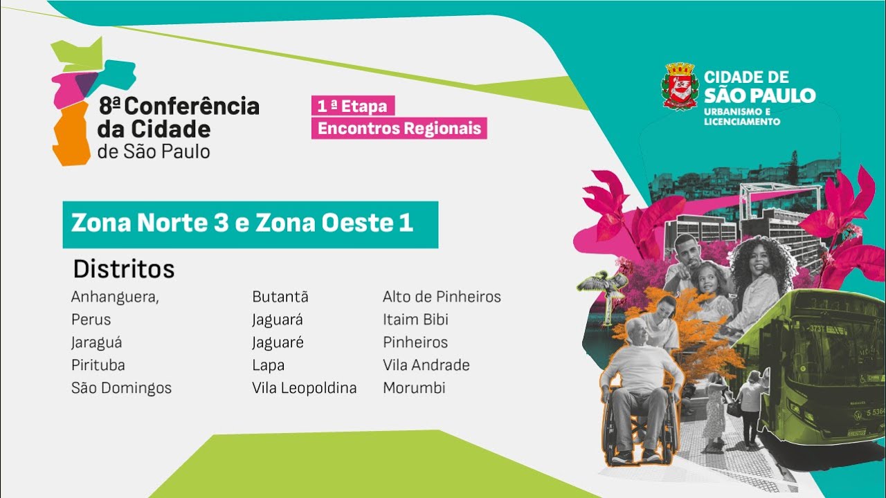 Encontro Regional Zona Oeste 1 - 8ª Conferência da Cidade de SP - 1ª Etapa