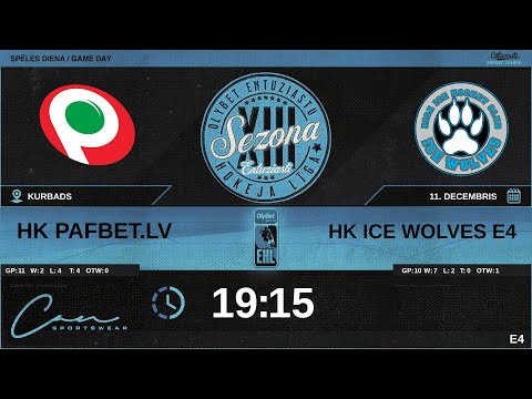 2023 12 11 | HK PAFBET.LV (PAF) - HK ICE WOLVES E4 (WF2) | E4