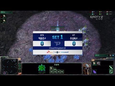 SPL [01.08] Dear(STX) vs P7GAB(KT) 1SET /  WCS Cloud Kingdom  - Starcraft 2