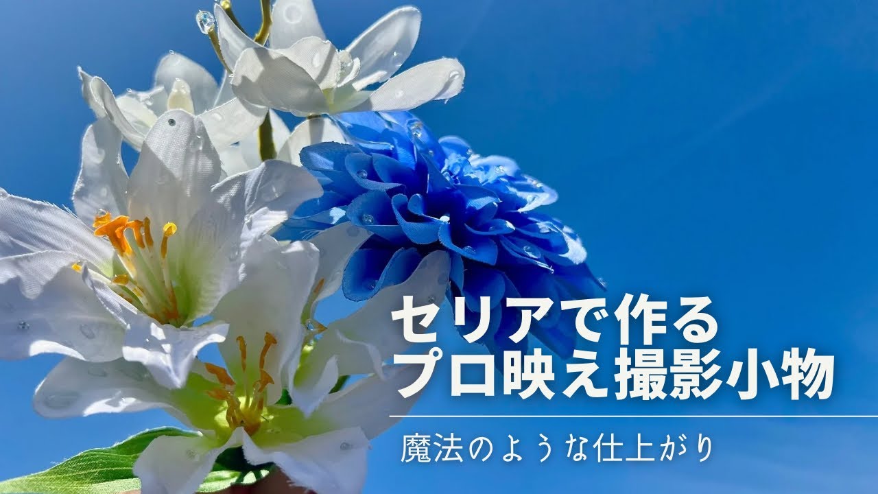 魔法のような仕上がり🎀🪄︎︎セリアで作るプロ映え撮影小物