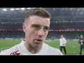 GEORGE FORD credits England forwards for victory.