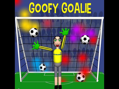 Goofy Goalie soccer game Video