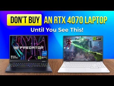 RTX 4070 Laptop vs Reality – Gamers NEED to See This