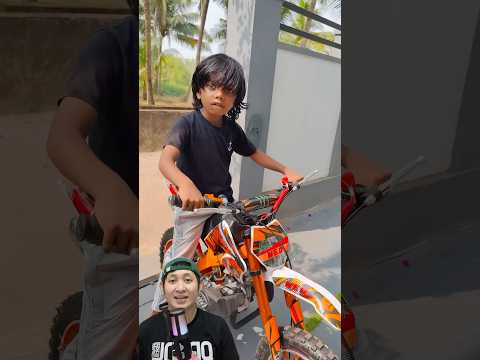HADIAH MOTOR CROSS BUAT ADIK‼️🤯😱@vlog4u1987 #remix #dubbing #trending