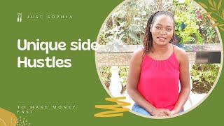 Unique Side Hustles To Make Money Fast