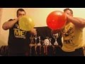 Carin The Bodybuilder & Gabriel- Happy New Year balloons blow!!