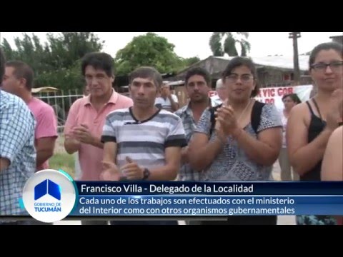 Un nuevo canal evitará anegamientos en la comuna de San Felipe y Santa Bárbara - Tucumán Gobierno