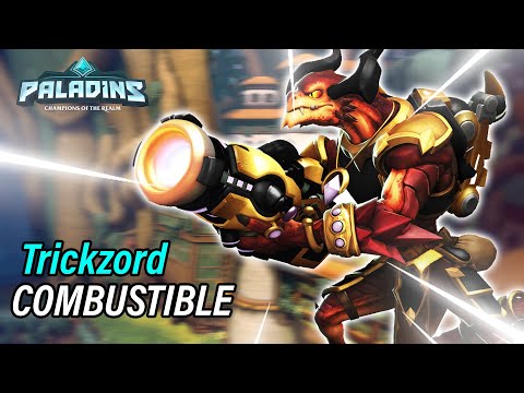 Trickzord Drogoz Pro Competitive l GRANDMASTER l COMBUSTIBLE l PALADINS GAMEPLAY