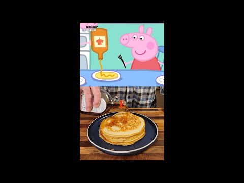 An Epic Culinary Journey: Fluffy Stacks To Healthy Snacks!🤤 #peppa #peppapig #pancake #healthyjuice