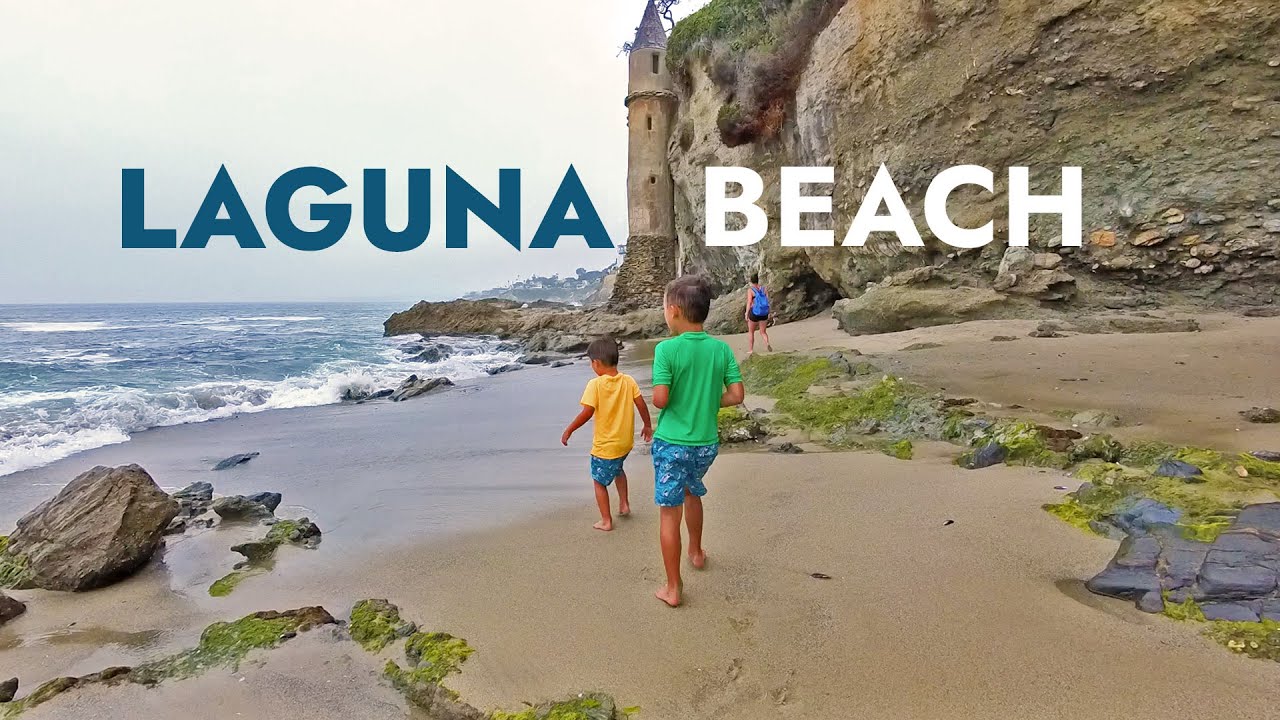 Treasure Island Beach & Pirate Tower in Laguna Beach - Tide Pools with Kids