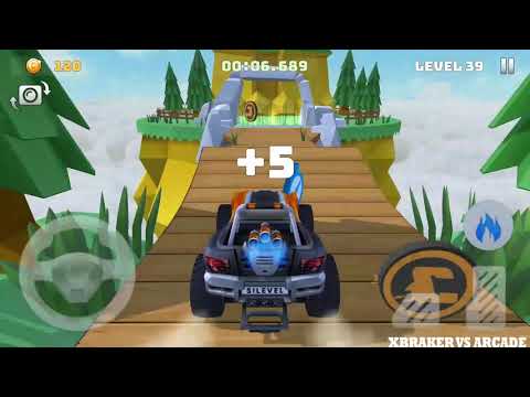 Mountain Climb Stunt 4x4 | Orange Monster Truck Unlocked Levels 37 to 42 - Android GamePlay HD
