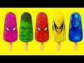 Air Pump SuperHeroes Ice Cream Finger Family Colors Learn Kids Song