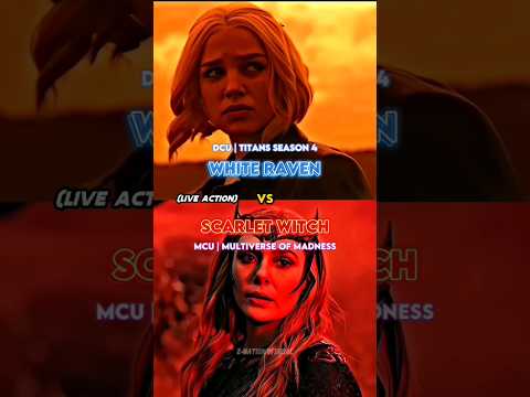 Raven vs Scarlet Witch #shorts #marvel #dc