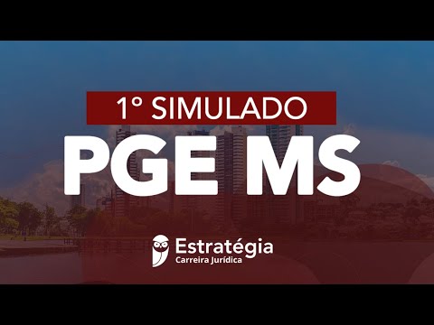 1º Simulado PGE MS - Correção